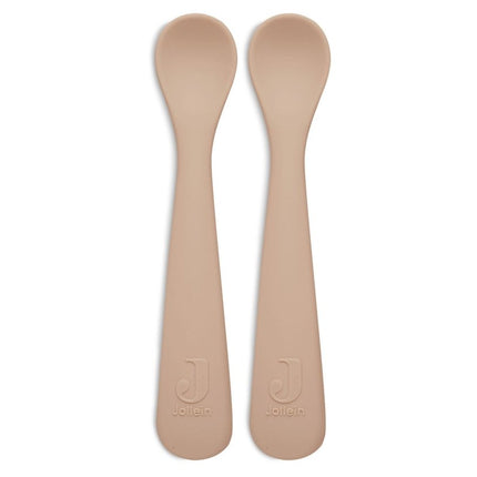 Jollein Bestekset Lepels Pale Pink 2st - Jollein - Babywinkel - 8717329366480
