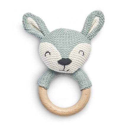 Jollein Bijtring Deer Ash Green 7cm - Jollein - Babywinkel - 8717329354593