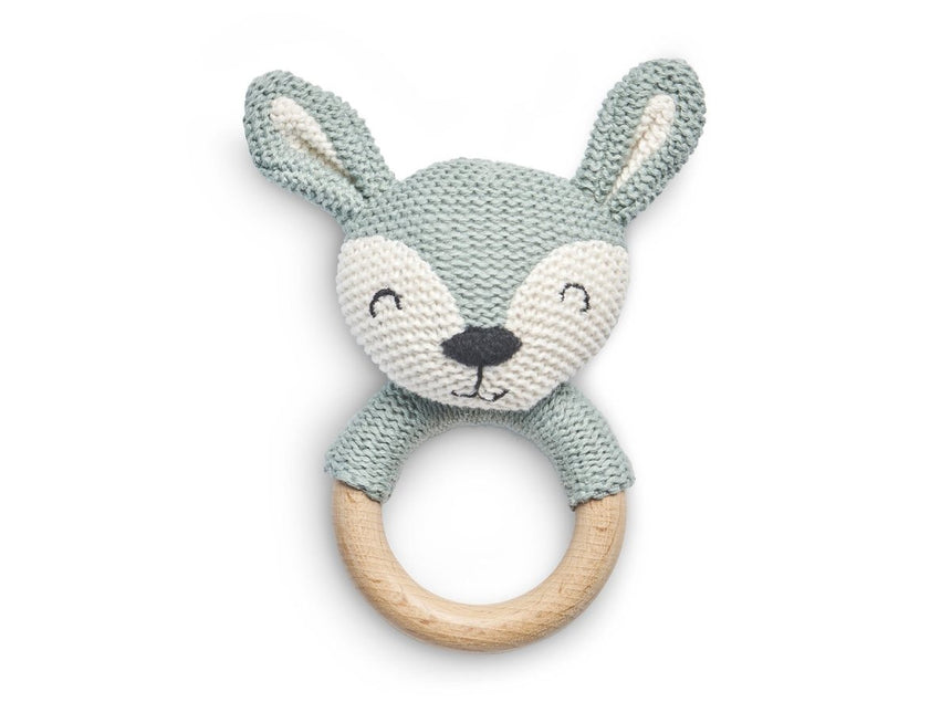 Jollein Bijtring Deer Ash Green 7cm koop je bij Babywinkel