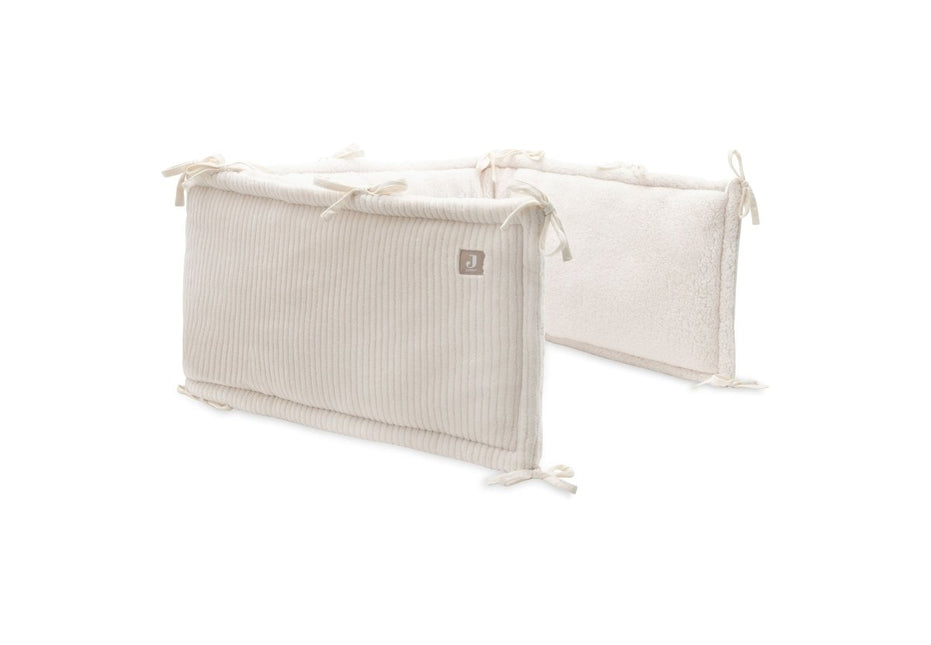 Jollein Boxbumper Cloudy Rib/ Oatmeal 180X30Cm koop je bij Babywinkel