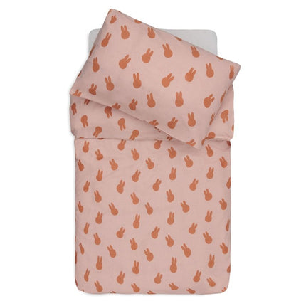 Jollein Dekbedovertrek Peuter Miffy Shadow Wild Rose 100 X 140 Cm - Jollein - Babywinkel - 8717329387850