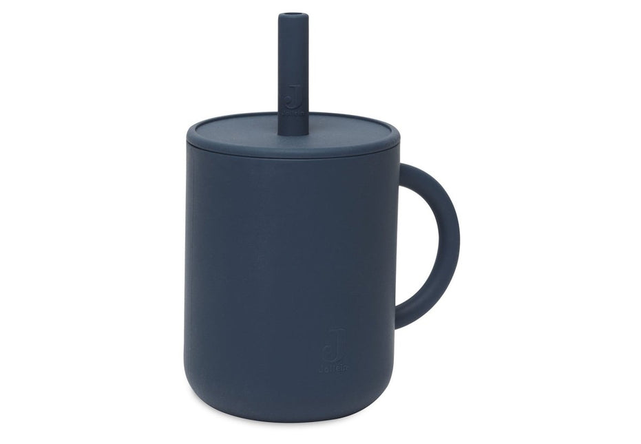 Jollein Drinkbeker Silicone Jeans Blue - Jollein - Babywinkel - 8717329365773