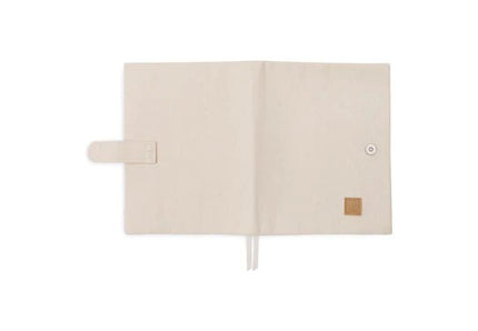 Jollein Groeiboekje Hoes Twill Natural 23X17cm - Jollein - Babywinkel - 8717329380882