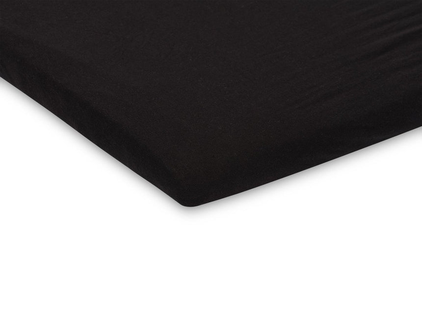 Jollein Hoeslaken Jersey Boxmatras Zwart 75x95cm koop je bij Babywinkel