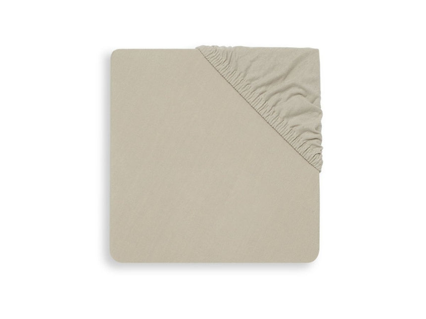 Jollein Hoeslaken Jersey Nougat 60x120cm 2st - Jollein - Babywinkel - 8717329361300