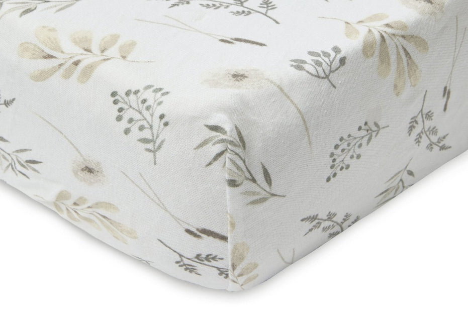 Jollein Hoeslaken Jersey Wild Flowers 60x120cm - Jollein - Babywinkel - 8717329365940