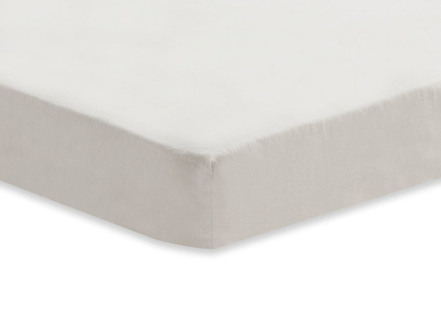 Jollein Hoeslaken Katoen Soft Grey 40x80cm - Babywinkel - 8717329355507