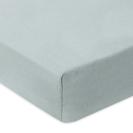 Jollein Hoeslaken Peuter Jersey Sea Green 60 X 120 Cm - Jollein - Babywinkel - 8717329387171