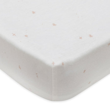 Jollein Hoeslaken Wieg Jersey Twinkling Wild Rose 40/50 X 80/90 Cm - Jollein - Babywinkel - 8717329388307