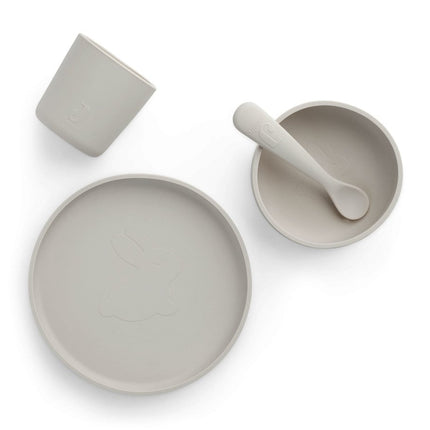 Jollein Kinder Servies Siliconen Nougat - Jollein - Babywinkel - 8717329364431