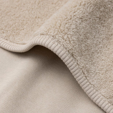 Jollein Ledikantdeken Basic Jersey/Sherpa - Warm Sand 100X150Cm - Babywinkel - 8717329400139