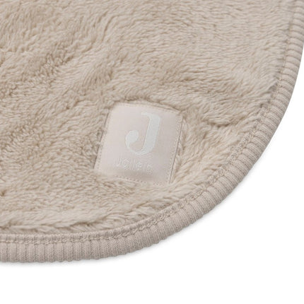 Jollein Ledikantdeken Basic Jersey/Sherpa - Warm Sand 100X150Cm - Babywinkel - 8717329400139