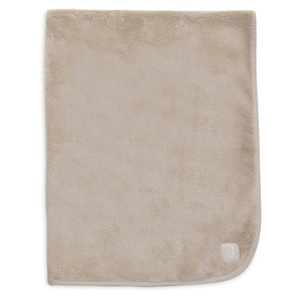 Jollein Ledikantdeken Basic Jersey/Sherpa - Warm Sand 100X150Cm - Babywinkel - 8717329400139