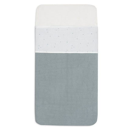 Jollein Ledikantlaken Twinkling Sea Green 120X150Cm - Jollein - Babywinkel - 8717329387157