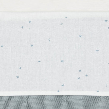 Jollein Ledikantlaken Twinkling Sea Green 120X150Cm - Jollein - Babywinkel - 8717329387157