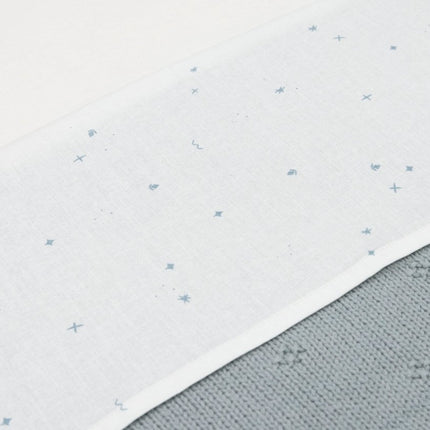 Jollein Ledikantlaken Twinkling Sea Green 120X150Cm - Jollein - Babywinkel - 8717329387157
