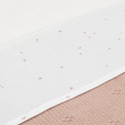 Jollein Ledikantlaken Twinkling Wild Rose 120X150Cm - Jollein - Babywinkel - 8717329387140