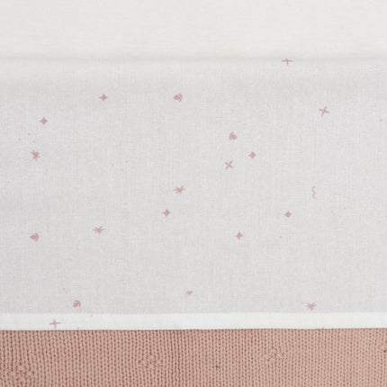 Jollein Ledikantlaken Twinkling Wild Rose 120X150Cm - Jollein - Babywinkel - 8717329387140