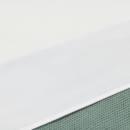 Jollein Ledikantlaken Wit 120x150cm - Jollein - Babywinkel - 8717329310414