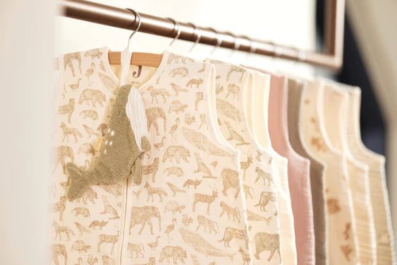 Jollein Slaapzak Baby Hydrofiel Animals Olive Green koop je bij Babywinkel