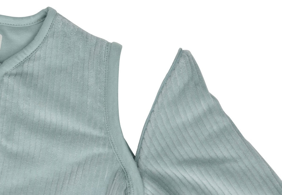 Jollein Slaapzak Baby Met Afritsbare Mouw Rond Rib Sea Green koop je bij Babywinkel