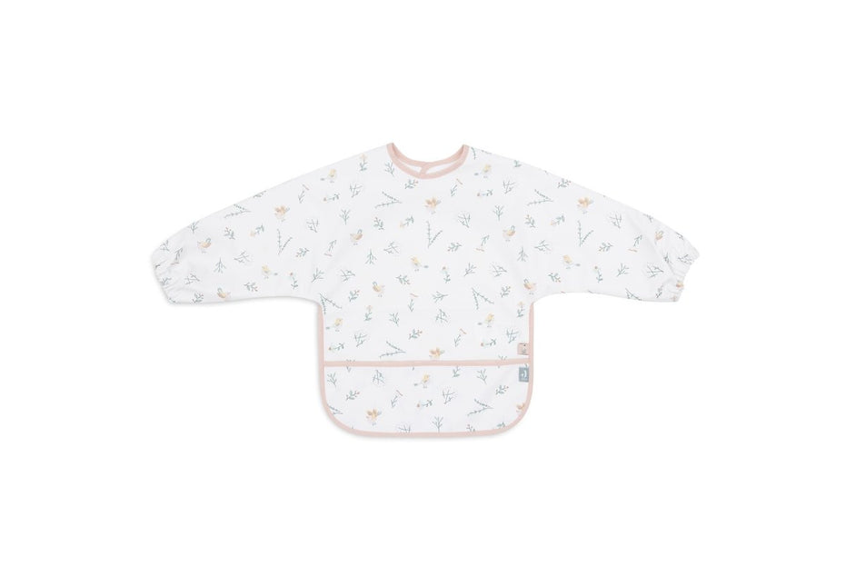 Jollein Slabbetje Lovely Birds Met Mouwen koop je bij Babywinkel