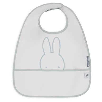Jollein Slabbetje Waterproof Miffy Peekaboo Sea Green 2St - Jollein - Babywinkel - 8717329386976