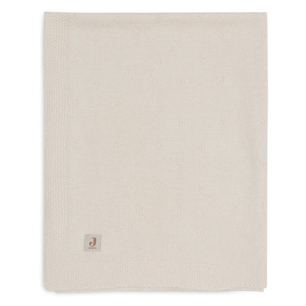 Jollein Wiegdeken Cosy Knit Ivory 75 X 100 Cm - Jollein - Babywinkel - 8717329386556
