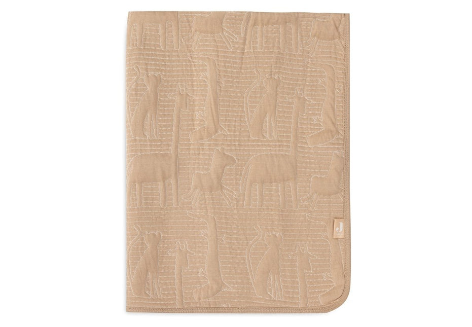 Jollein Wiegdeken Jungle Jambo Biscuit/Oatmeal 75 X 100 Cm koop je bij Babywinkel