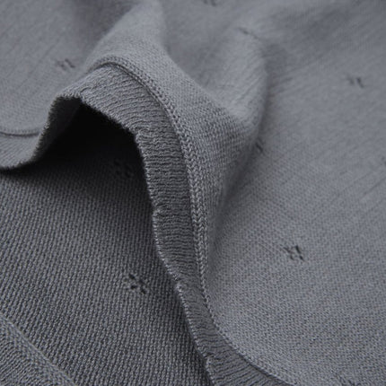 Jollein Wiegdeken Pointelle Storm Grey 100x150cm - Jollein - Babywinkel - 8717329366039