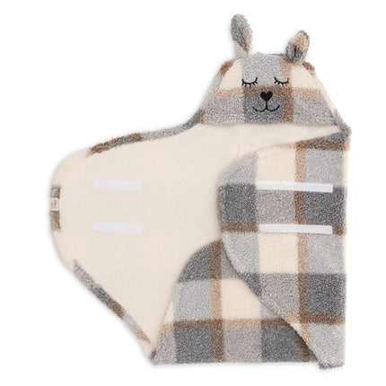 Jollein Wikkeldeken Baby Bunny Check Boucle - Jollein - Babywinkel - 8717329387669
