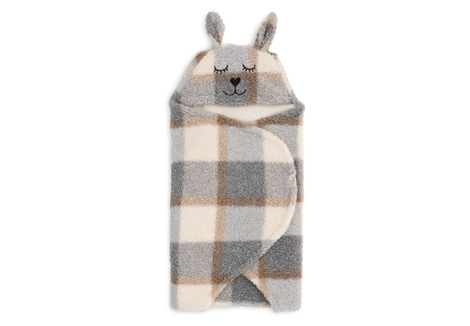 Jollein Wikkeldeken Baby Bunny Check Boucle - Jollein - Babywinkel - 8717329387669