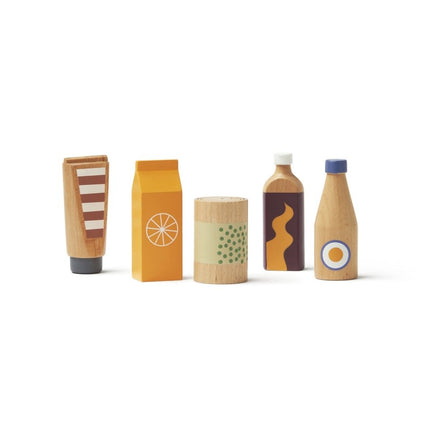 Kid's Concept Houten Speelgoed Flessen En Blikken - Kid's Concept - Babywinkel - 7340028732631