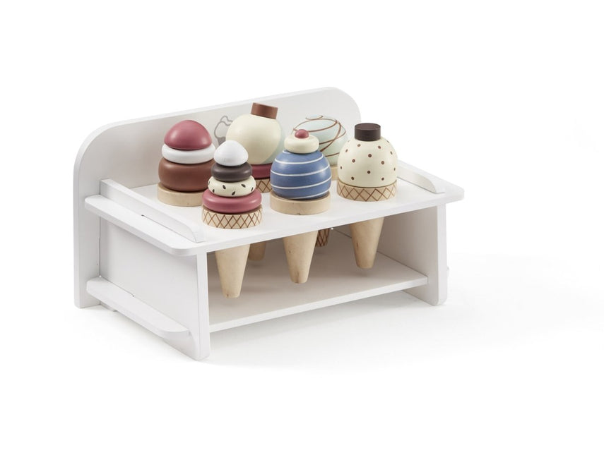 Kid's Concept Houten Speelgoed Ijsjes Rek 6st - Kid's Concept - Babywinkel - 7340028727743