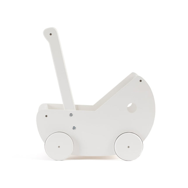 Kid's Concept Houten Speelgoed Kinderwagen Wit - Kid's Concept - Babywinkel - 7340028729112