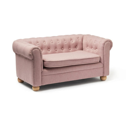 Kid's Concept Stoel Sofa Chesterfield Small Roze - Babywinkel - 7340028732792
