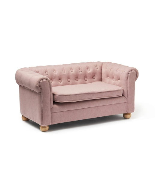 Kid's Concept Stoel Sofa Chesterfield Small Roze - Babywinkel - 7340028732792