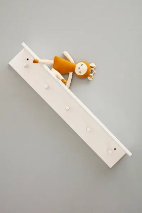 Kid's Concept Wandplank Star Wit met Haken - Kid's Concept - Babywinkel - 7340028731948