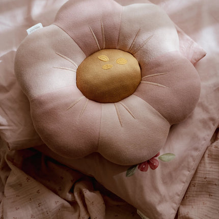 Coussin tricoté Fleur - Jardin des fées