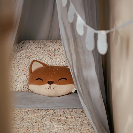 Coussin tricoté Renard - Amis de la forêt