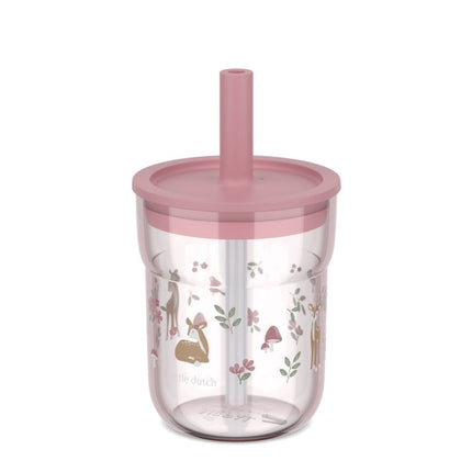 Kinderglas Mepal Mio 250 ml met rietje - Fairy Garden - Babywinkel - 8720294049470