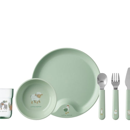 Kinderservies Mepal Mio 6 - delig Little Dutch - Little Farm - Babywinkel - 8720294032748
