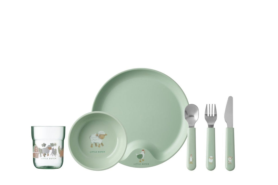 Kinderservies Mepal Mio 6 - delig Little Dutch - Little Farm - Babywinkel - 8720294032748