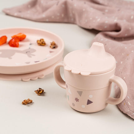 Kinderserviesset met zuignap Celebration Powder koop je bij Babywinkel