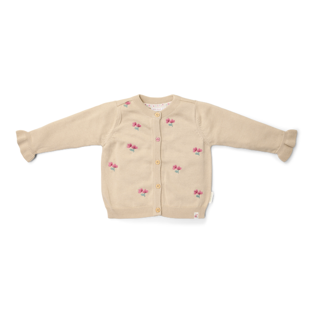 Cardigan en maille sable