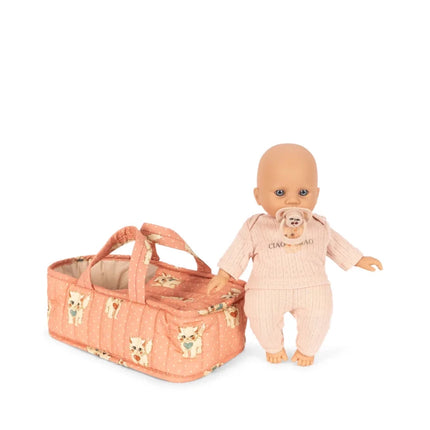 Konges Sløjd Babypop Met Draagmand Ciao Miao Rose koop je bij Babywinkel