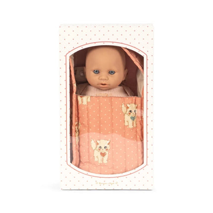 Konges Sløjd Babypop Met Draagmand Ciao Miao Rose koop je bij Babywinkel