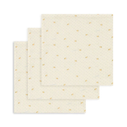 Konges Sløjd Hydrofiele Doek Gots Lemon Dot 3St koop je bij Babywinkel