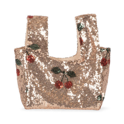 Konges Sløjd Kindertasje Starla Sequin Ma Grande Cerise Blush koop je bij Babywinkel