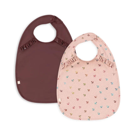 Konges Sløjd Slabbetje Cherry Glitter 2St koop je bij Babywinkel